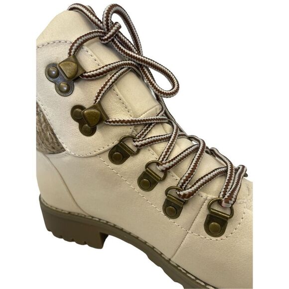 CLIFFS BY WHITE MOUNTAIN Shoes Pathfield Women's Lace-up Hiker Style Bootie, Col - Picture 5 of 8